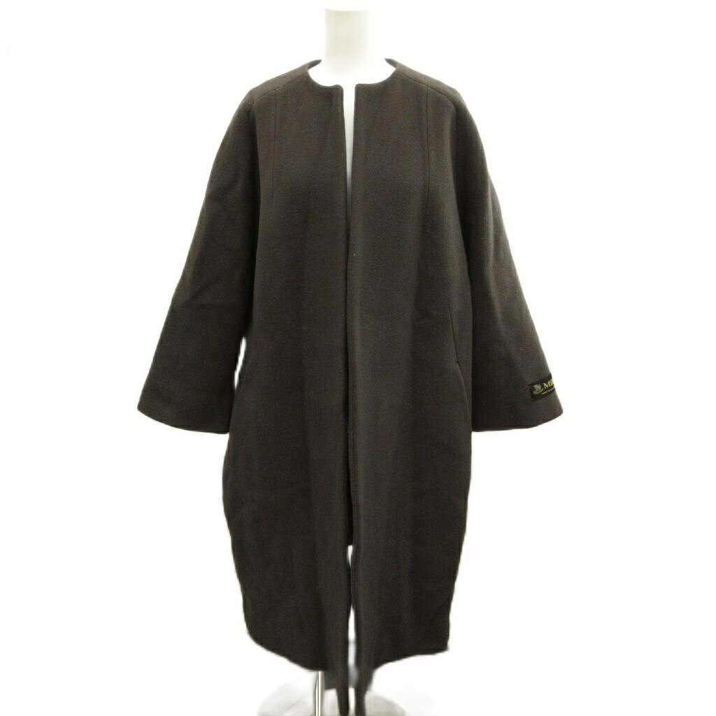 【中古】ミラオーウェン Mila Owen ノーカラードルマンコート ウール 0 茶 ブラウン 09WFC205050 /NP ■GY70 レディース 【ベクトル 古着】 260827 vectorpremium-19379547 ブランド古着ベクトルプレミアム店 パッケージ画像
