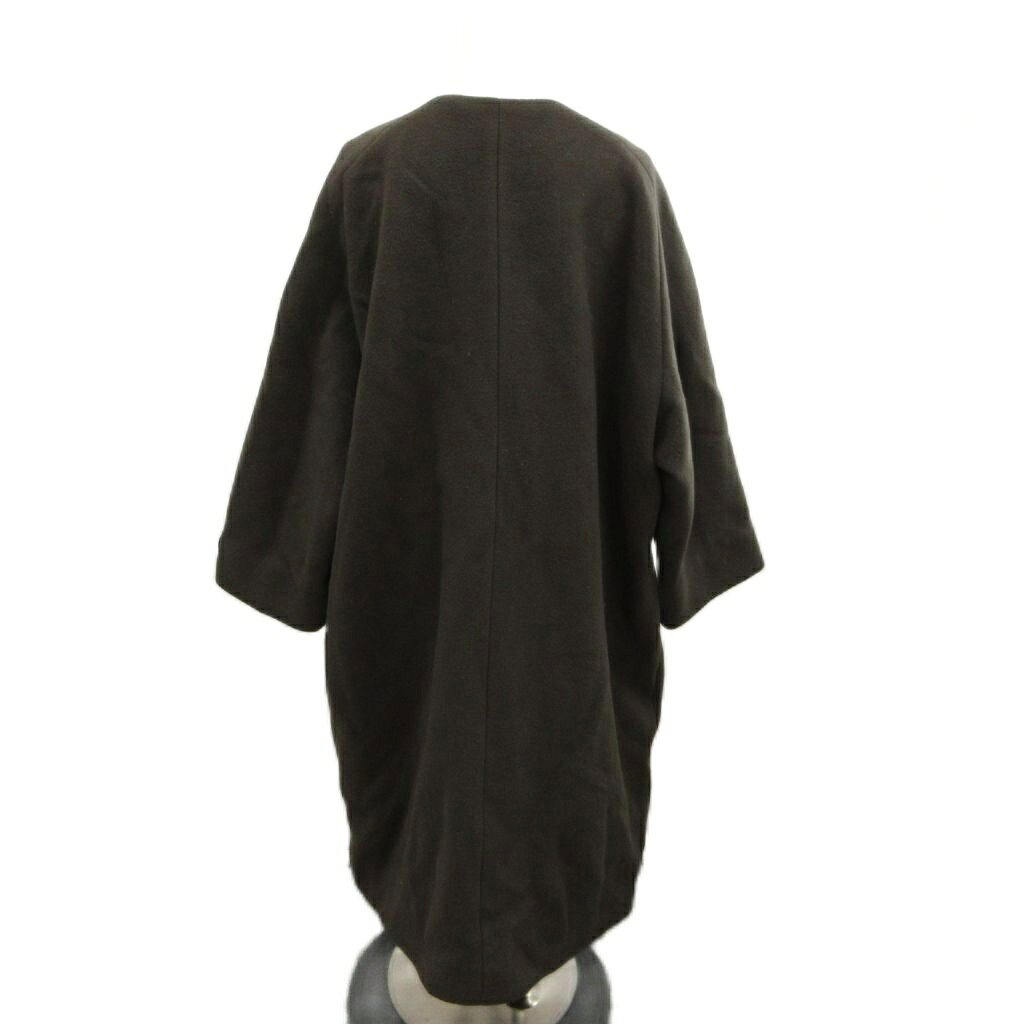 【中古】ミラオーウェン Mila Owen ノーカラードルマンコート ウール 0 茶 ブラウン 09WFC205050 /NP ■GY70 レディース 【ベクトル 古着】 260827 vectorpremium-19379547 ブランド古着ベクトルプレミアム店 サンプル画像3