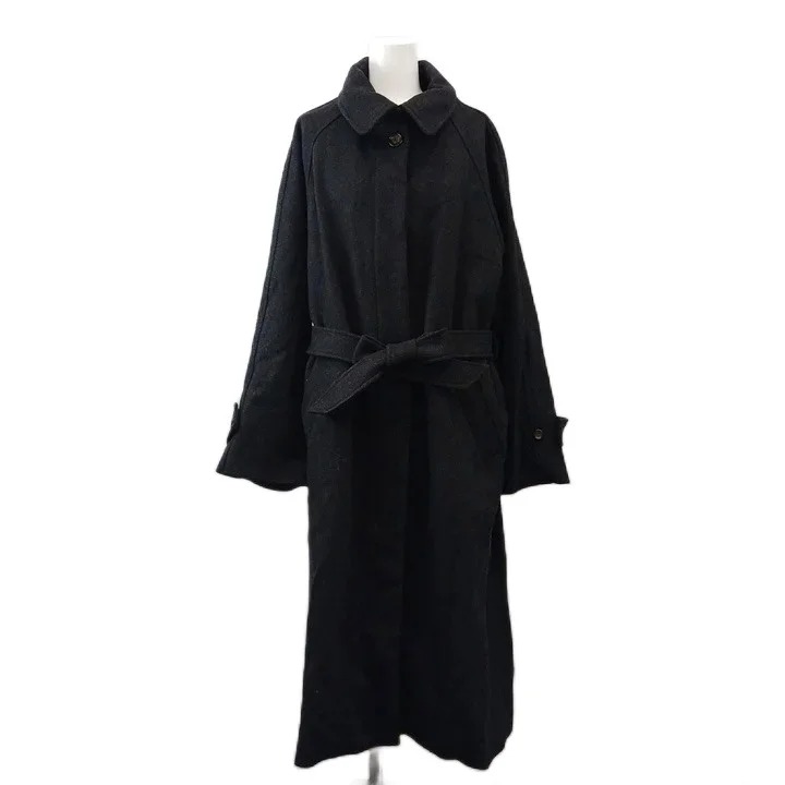 【中古】オオトロ OHOTORO コート Free グレー 無地 襟付き 長袖 /RN ■GY54 レディース 【ベクトル 古着】 260903