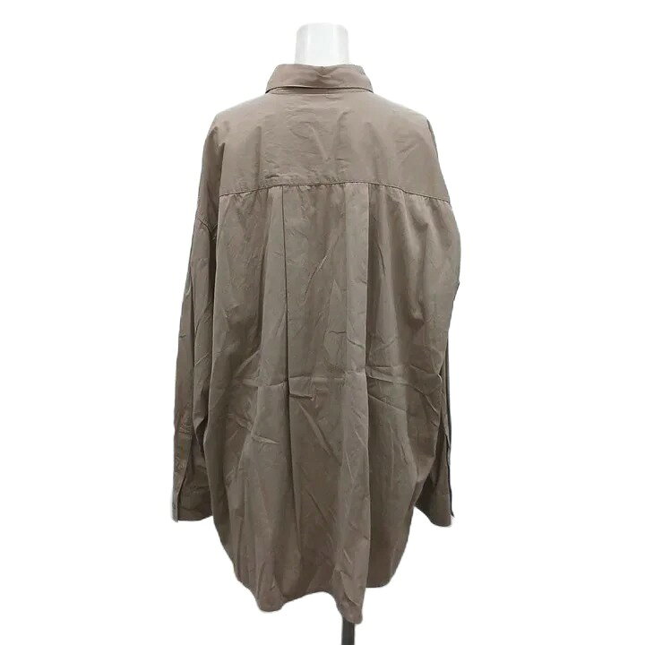 【中古】ミラオーウェン Mila Owen シャツ ビッグシルエット オーバーサイズ 長袖 胸ポケット F モカ /NP ■GY62 レディース 【ベクトル 古着】 260907 vectorpremium-19402478 ブランド古着ベクトルプレミアム店 サンプル画像2