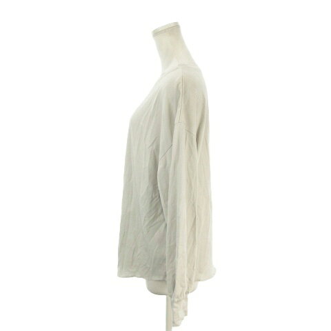【中古】ミラオーウェン Mila Owen カットソー 0 グレー 無地 ラウンドネック 長袖 /MN34 ■GY08 レディース 【ベクトル 古着】 260924 vectorpremium-19450196 ブランド古着ベクトルプレミアム店 サンプル画像3