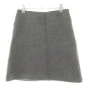 【中古】ボディードレッシング BODY DRESSING スカート 台形 ひざ丈 サイドファスナー ウール 無地 36 グレー ボトムス /T2 レディース 【...