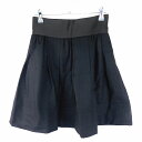 【中古】フリーズショップ FREES SHOP スカート フレア ミニ ウール 無地 S 黒 ブラック ボトムス /T2 レディース 【ベクトル 古着】 250...