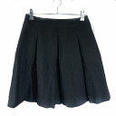 【中古】キャサリンロス KATHARINE ROSS スカート フレア ミニ ボックスプリーツ バックファスナー 薄手 無地 S グレー ボトムス /T2 レディース 【ベクトル 古着】 250501