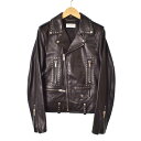 yÁzT[ p SAINT LAURENT PARIS 18N L01 STUDDED LEATHER MOTORCYCLE JACKET X^bY U[ [^[TCN C_[XWPbg _u 42  ubN 61CY 533659 YC2QO 1081 Y yxNg Òz 240124