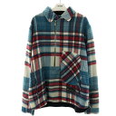 yÁzWE11DONE EF_ 20AW WD CHECK ANORAK WOOL SHIRT WPbg n[tWbv `FbN  u[  bh /AN18 Y yxNg Òz 240226