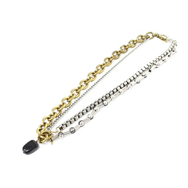 ドリスヴァンノッテン DRIES VAN NOTEN Lourdes Curb Chain Necklace ネックレス 銀 シルバー 232-028202-088-900 ☆AA★ メンズ  240424