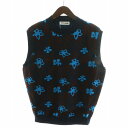 【中古】未使用品 TTT MSW ティーモダンストリートウェア 23SS Flower Camo Knit Vest フラワーカモ ニット ベスト プルオーバー...
