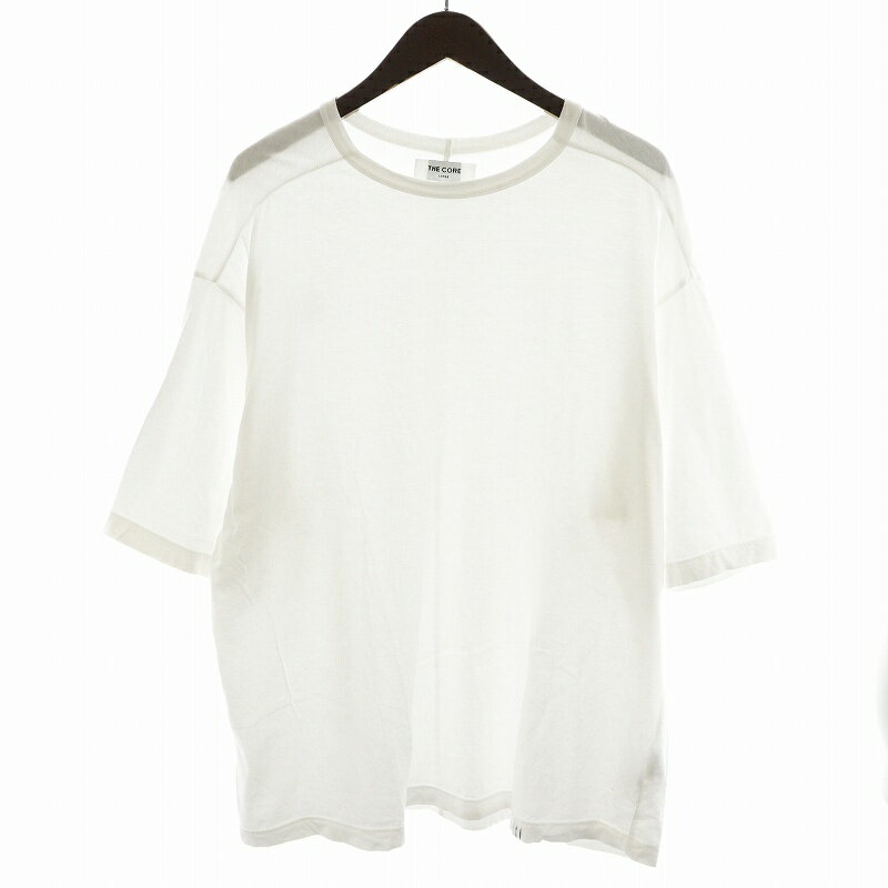 【中古】マジックスティック MAGIC STICK Tシャツ カットソー 半袖 ロゴ L 白 ホワイト /AN21 メンズ ..