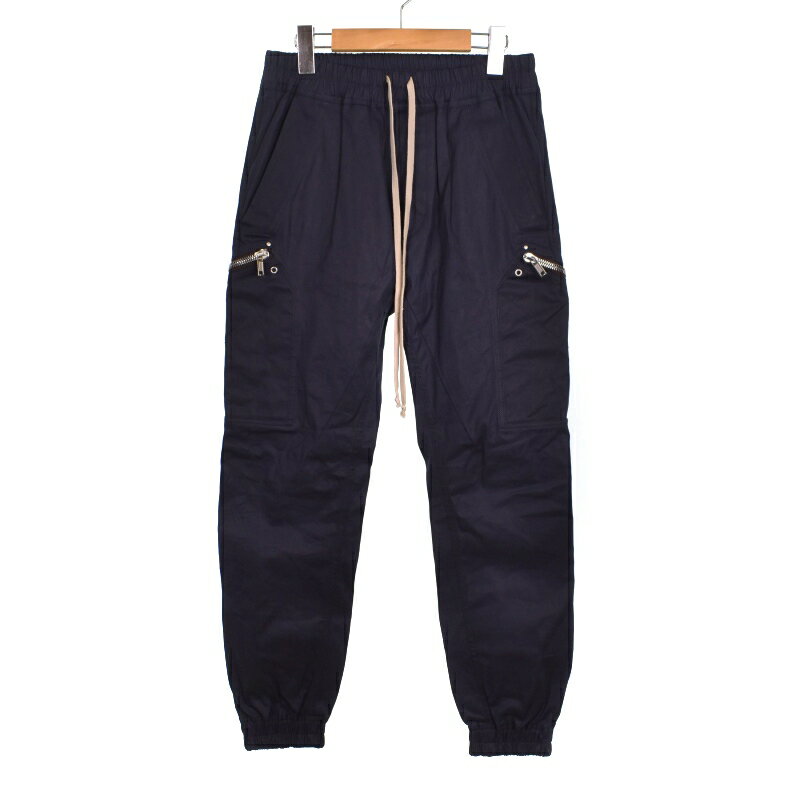 【中古】リックオウエンス Rick Owens 20AW PERFORMA CARGO JOG カーゴジョグロングパンツ 46 紺 ネイビー RU20F3396-TE ☆AA★ メンズ 【ベクトル 古着】 241214
