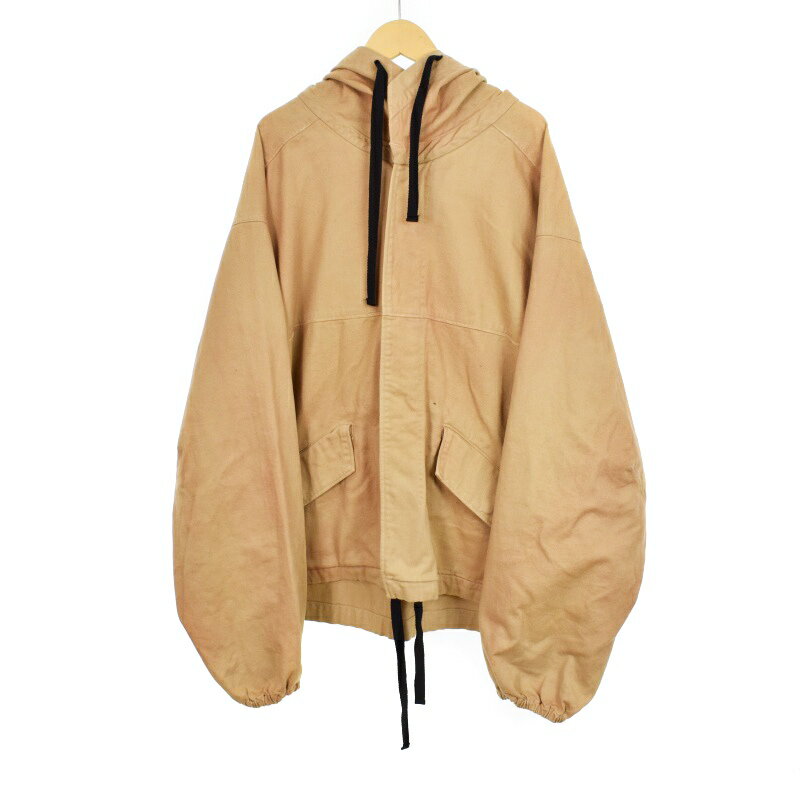 【中古】アンセルム ANCELLM 24AW DRILL HOODIE JACKET ドリル フーディー ジャケット パーカー 2 ベー..
