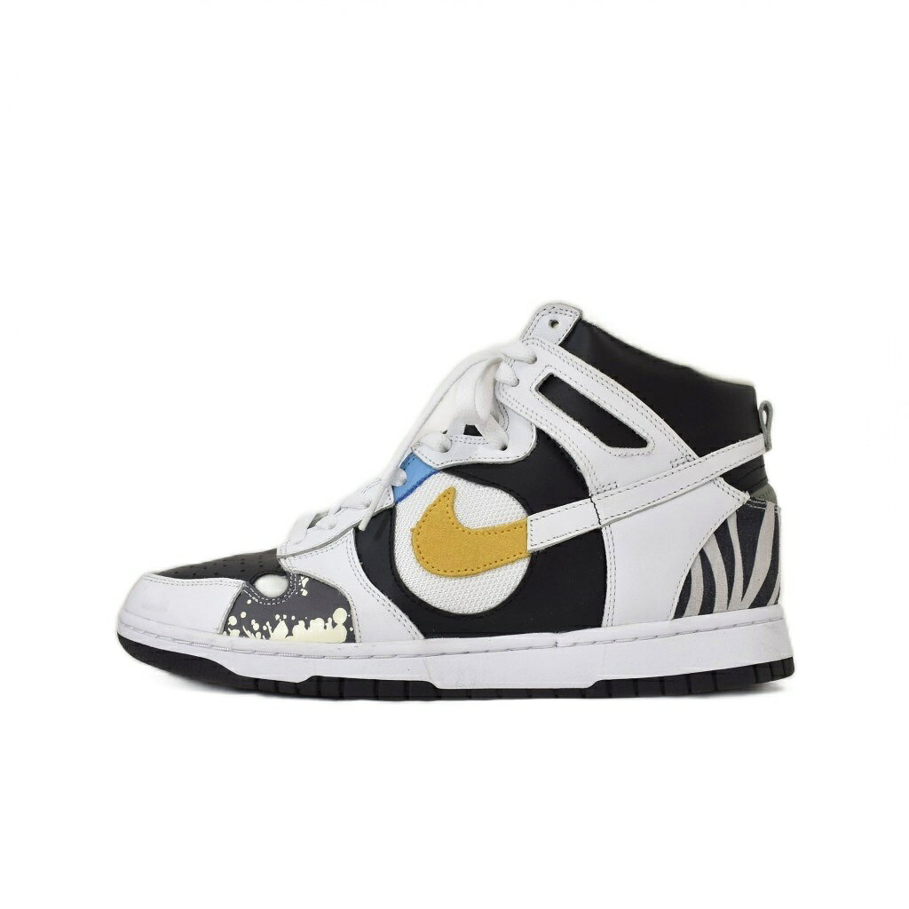 【中古】ナイキ NIKE WMNS DUNK HIGH WHITE AND BLACK ウィメンズ ダンク ハイ スニーカー US11 白 ホワイト DZ7327-100 レディース 【ベクトル 古着】 250831