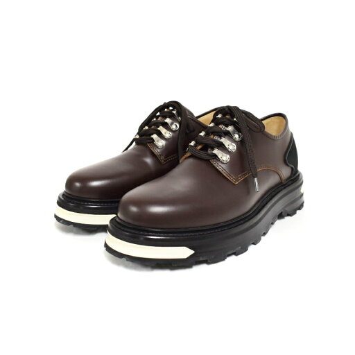 【中古】ジルサンダー JIL SANDER メタルアイレット レザー ダービーシューズ 41 茶 ブラウン ☆AA★ メンズ 【ベクトル 古着】 250824 【中古】ジルサンダー JIL SANDER メタルアイレット レザー ダービーシューズ 41 茶 ブラウン ☆AA★ メンズ 【ベクトル 古着】 250824
