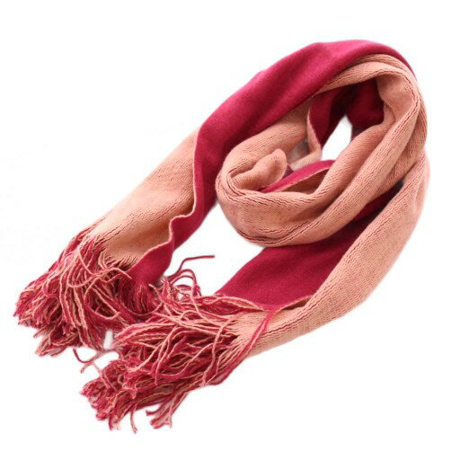 【中古】エル ELLE マフラー ストール 38 ピンク JS3AS-41029 /YM レディース 【ベクトル 古着】 251016