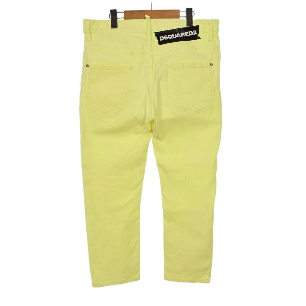 【中古】ディースクエアード DSQUARED2 19AW SKATER JEAN スケーター ジーンズ デニムパンツ 50 黄 イエロー S74LB0617 メンズ 【ベクトル 古着】 251020