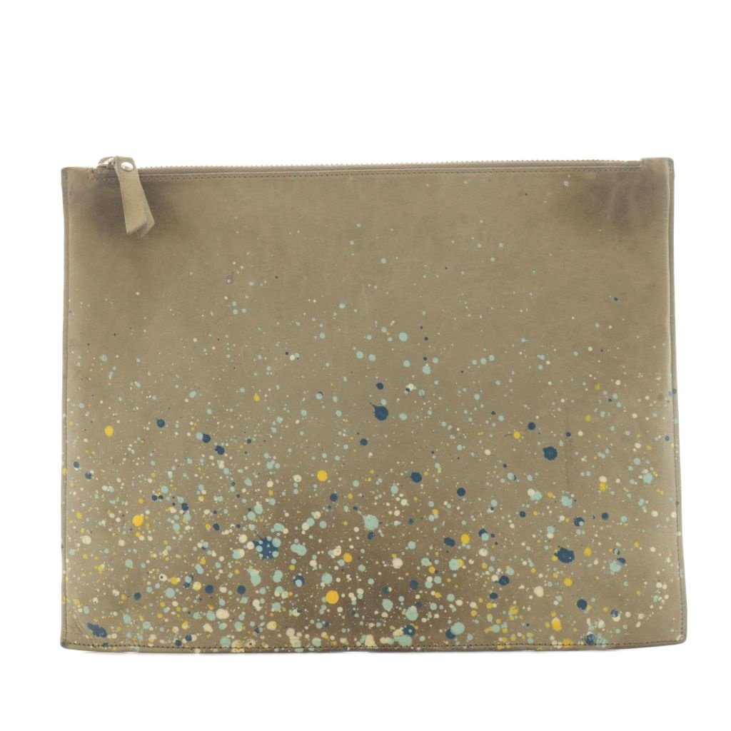 【中古】メゾンマルジェラ 11 Maison Margiela 11 16SS クラッチバッグ セカンドバッグ ペイント加工 ..