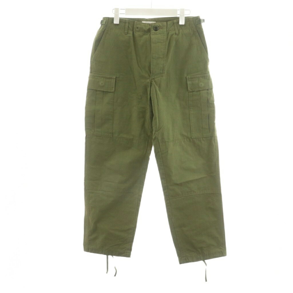 【中古】ダブルタップス WTAPS カーゴパンツ ボタンフライ コットン 1 カーキ WVDT-PTM06 /AN43 ☆AA★ メンズ 【ベクトル 古着】 251104