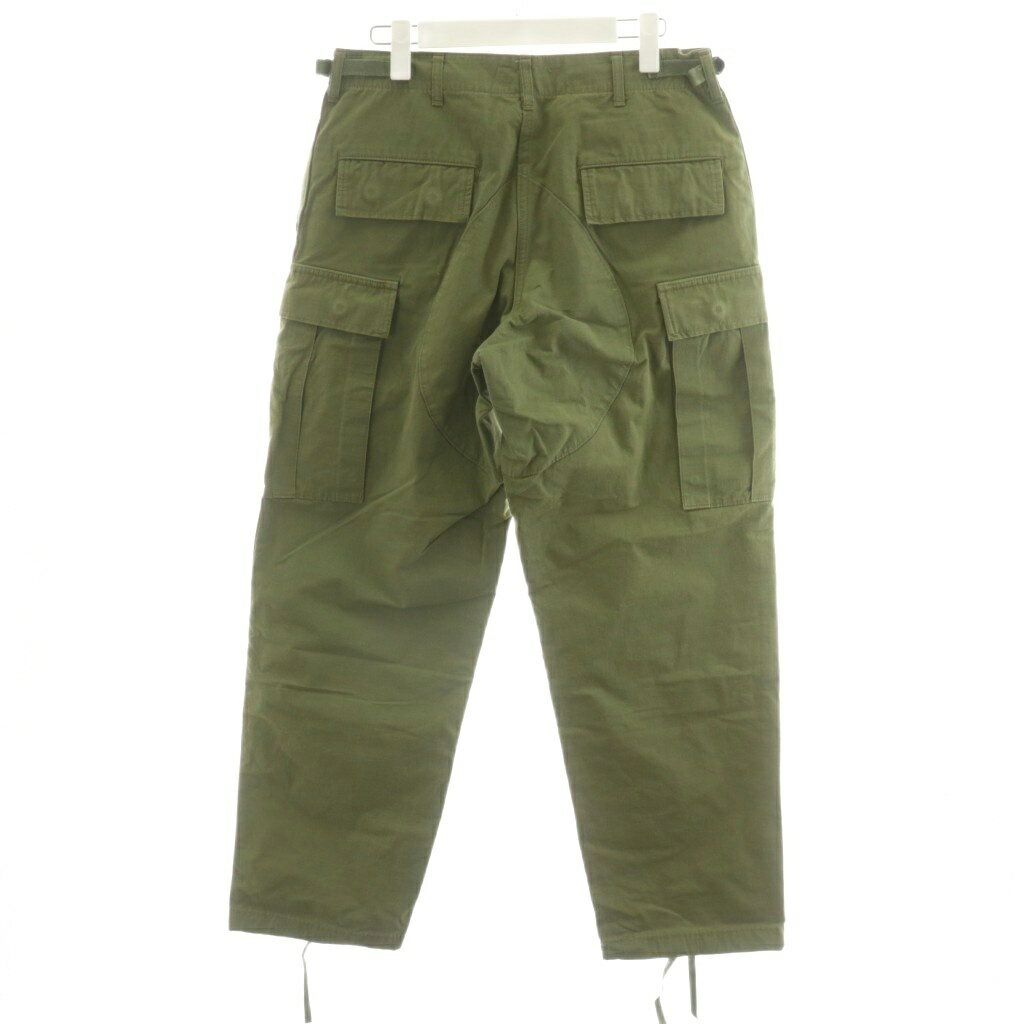【中古】ダブルタップス WTAPS カーゴパンツ ボタンフライ コットン 1 カーキ WVDT-PTM06 /AN43 ☆AA★ メンズ 【ベクトル 古着】 251104
