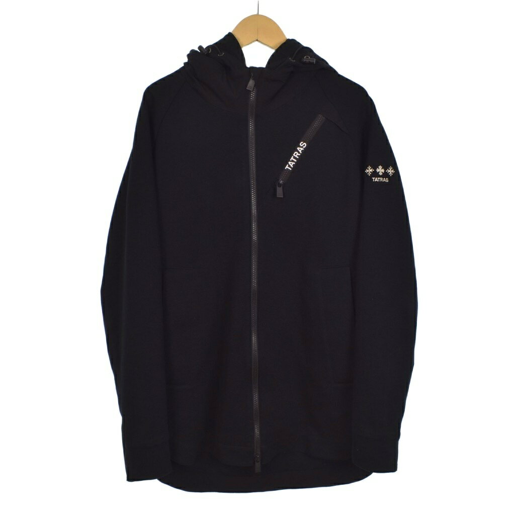 【中古】タトラス TATRAS MUSKI ムスキ ジップアップ パーカー ジャケット 2 黒 ブラック MTLA23S8003-M メンズ 【ベクトル 古着】 251112