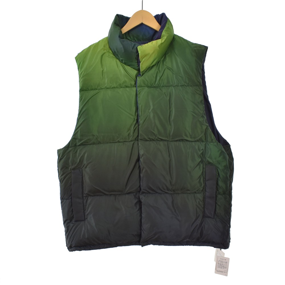 【中古】未使用品 シュタイン stein DOWN PADDED VEST ダウンベスト M 緑 グリーン ST.620 ☆AA★ メンズ 【ベクトル 古着】 260122