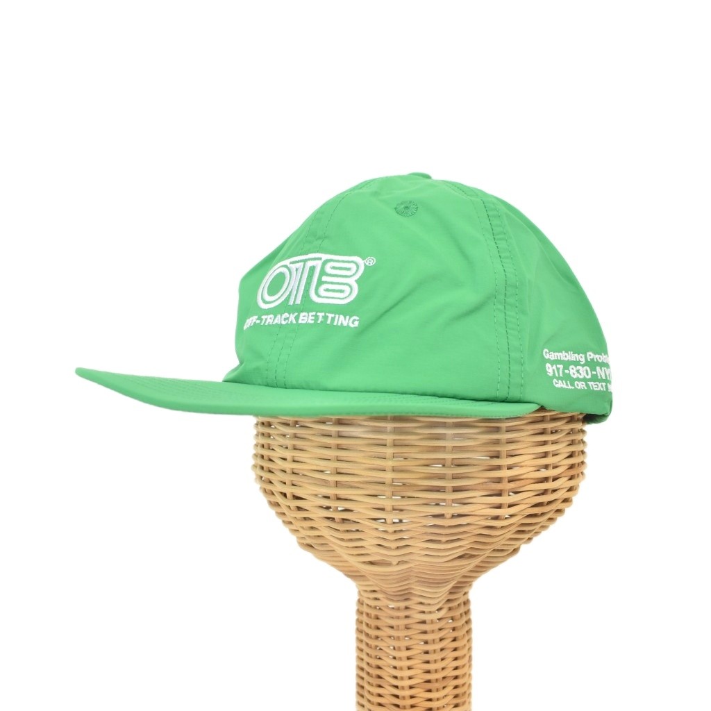 【中古】アンオーネストリビング AN HONEST LIVING OFF-TRACK BETTING 6-Panel Cap キャップ 帽子 緑 グリーン メンズ 【ベクトル 古着】 260315