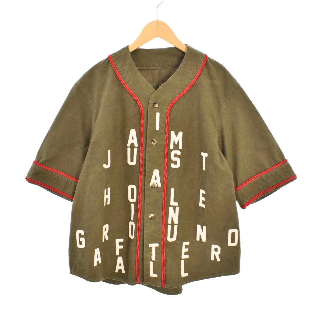 レディメイド READYMADE 21AW BASEBALL SHIRT ベースボールシャツ ヴィンテージコットン 0 カーキ RE-CO-KH-00-00-136 ☆AA★ メンズ  260321