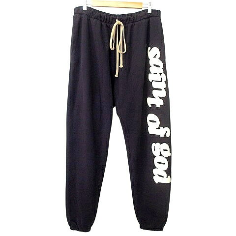 Half Pants, Shorts - 【中古】セントマイケル SAINTMICHAEL セントマイケル SAINTMICHAEL 限定 23AW スウェットパンツ ジョガーパンツ 3 黒 ブラック ☆AA★ メンズ 【ベクトル 古着】 260320