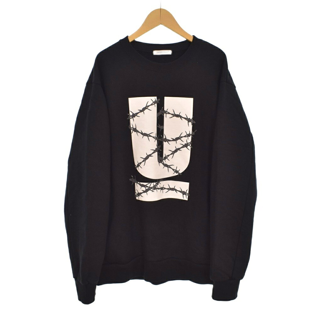 【中古】アンダーカバー UNDERCOVER 24AW SWEAT WiredU スウェット トレーナー プリント 5 黒 ブラック UP2D4804-2 ☆AA★ メンズ 【ベクトル 古着】 260407