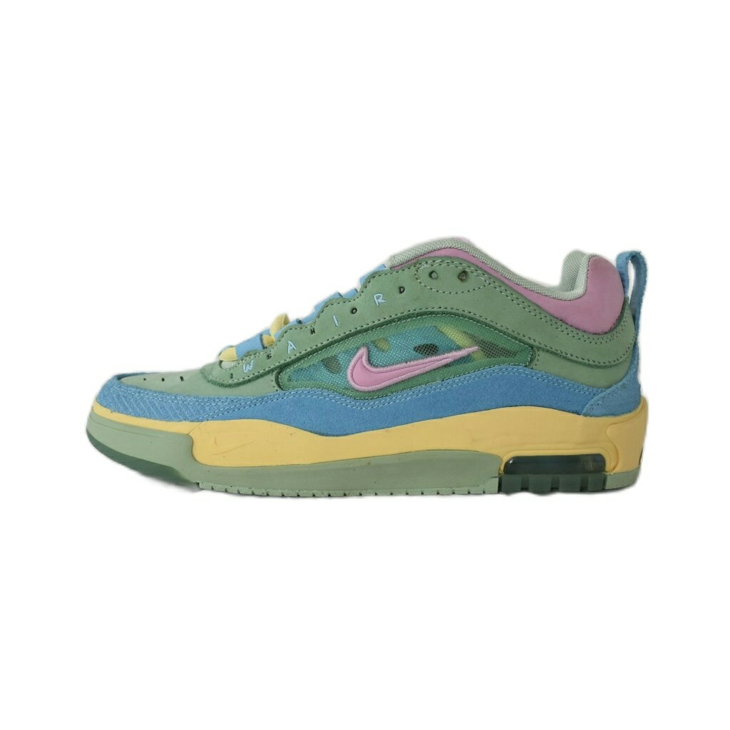 ナイキ エスビー NIKE SB × VERDY Air Max Ishod Visty/Blue Gaze and Enamel Green エアマックス スニーカー 靴 27cm 緑 グリーン 水色 黄色 イエロー ピンク HF4074-400 メンズ 260502