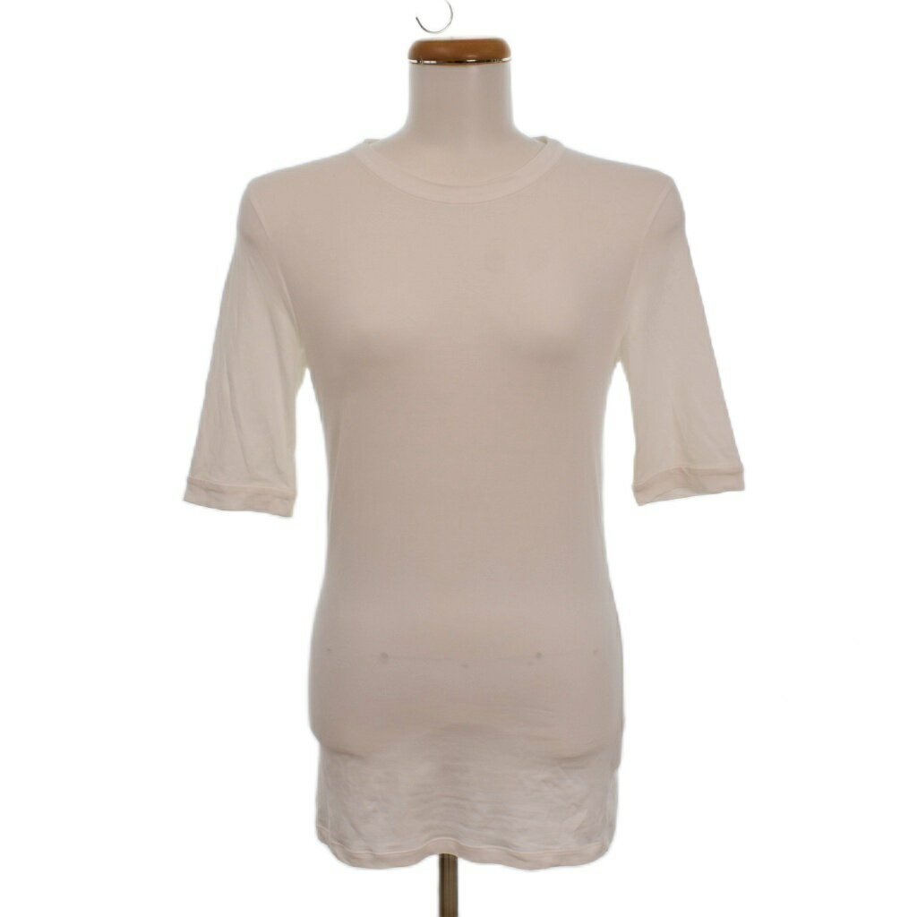 Rakuten - 【中古】ブルネロクチネリ BRUNELLO CUCINELLI Tシャツ 半袖 無地 ビジュー ラインストーン クルーネック プルオーバー M 白 ホワイト 16111MOT18B0160 レディース 【ベクトル 古着】 260521