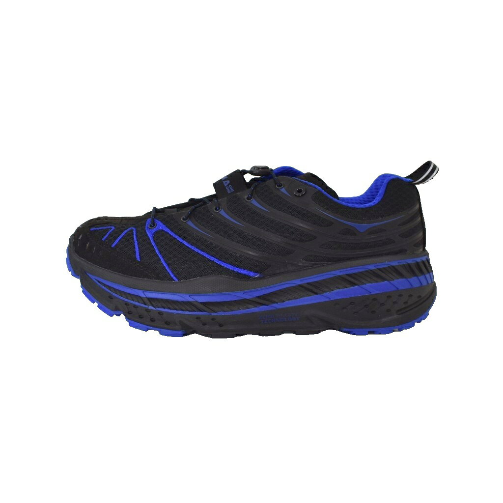 ホカオネオネ HOKA ONE ONE U STINSON EVO OG BLACK ULTRAMARINE ローカットスニーカー スティンソン エボ 厚底 30cm 黒 ブラック 青 ブルー 1155350/BLTR メンズ  260711