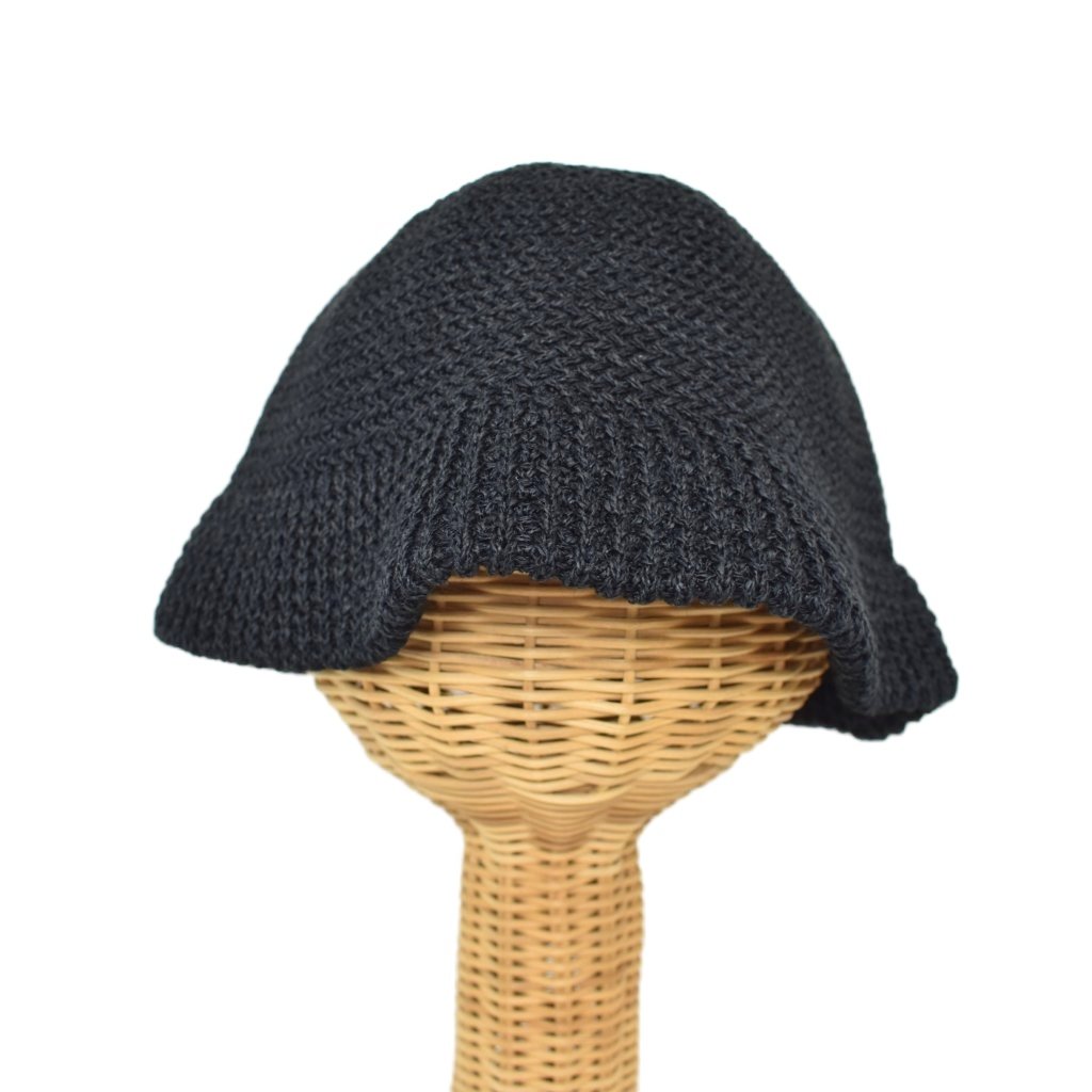 【中古】ホワイトマウンテニアリング White Mountaineering BLK WASHI PAPER BUCKE...