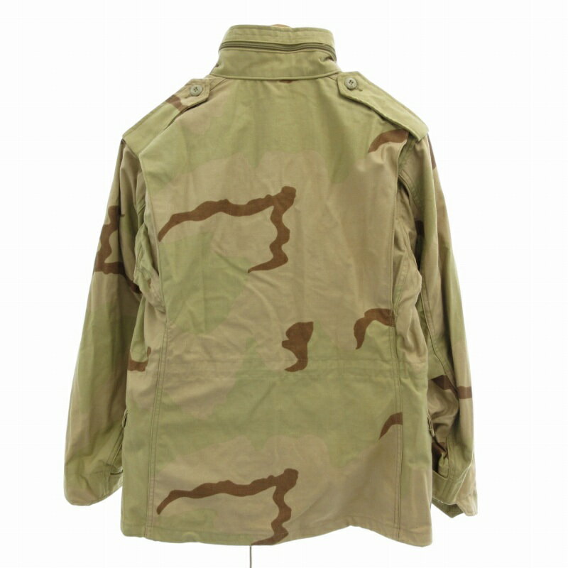 【中古】USARMY ユーエスアーミー フィールドジャケット ミリタリー ブルゾン カモフラ柄 S カーキ 8415-01-325-6438 /FF ■GY01 メンズ 【ベクトル 古着】 241216