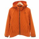 【中古】ヒールクリーク Heal Creek キルティングジャケット ゴルフウェア ベスト 2WAY フード 50 オレンジ /TZ メンズ 【ベクトル 古着】 250325