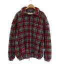 yÁzItzCg OFF WHITE 19AW Plaid Fleece Jacket vCht[XWPbg AE^[ WbvAbv `FbN XS  bh OMEA186E19E19002 /KH Y yxNg Òz 230825