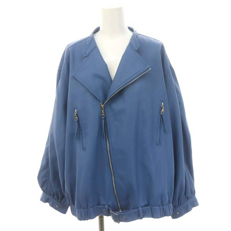 【中古】アメリヴィンテージ Ameri VINTAGE アメリ AMERI 22AW EGG GATHER LEATHER JACKET ライダース..