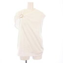 【中古】3.1 フィリップリム 3.1 phillip lim ノースリーブカットソー アシンメトリー XS ホワイト レディース 【ベクトル 古着】 250626