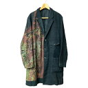 【中古】ヨウジヤマモトプールオム YOHJI YAMAMOTO POUR HOMME 23SS Denim Print + Seperate Fabric Ja...