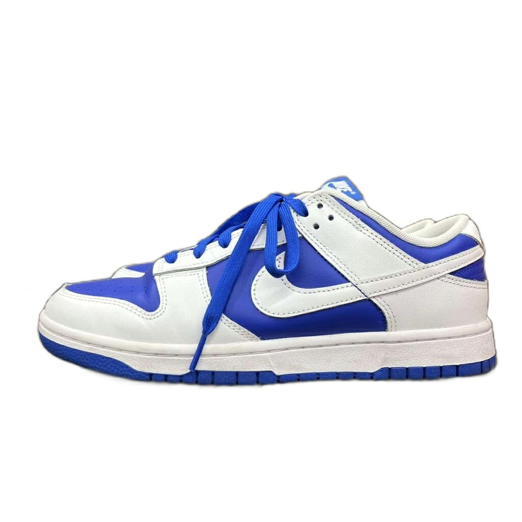 ナイキ NIKE Dunk Low Retro Racer Blue and White ダンク ロー レトロ レイサー スニーカー 27.0cm 青 ブルー 白 ホワイト DD1391-401 ☆AA★ メンズ 250822