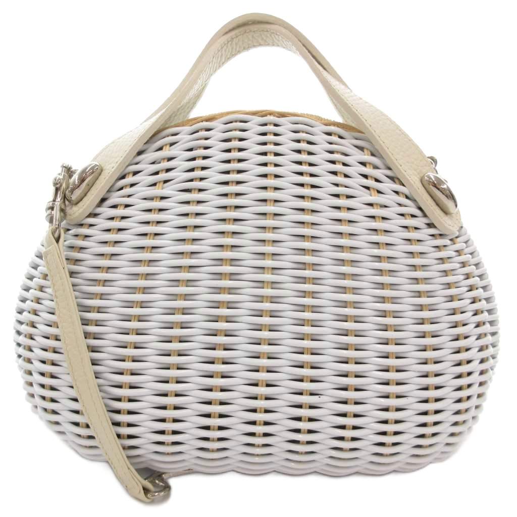 【中古】トフ&ロードストーン TOFF&LOADSTONE 美品 グランマズラタン かごバッグ ショルダー 2WAY 白 ホワイト /AE レディース 【ベクトル 古着】 250923(4)