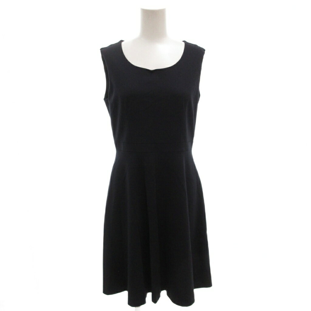 【中古】ストロベリーフィールズ STRAWBERRY-FIELDS ワンピース M 紺 ネイビー ノーカラー ひざ丈 /FF ■GY43 レディース 【ベクトル 古着】 251026(4)