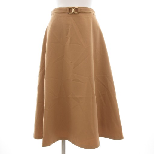 【中古】ストロベリーフィールズ STRAWBERRY-FIELDS フレアスカート ロング マキシ ビット 1 茶 ブラウン /GV ■GY43 レディース 【ベクトル 古着】 251111