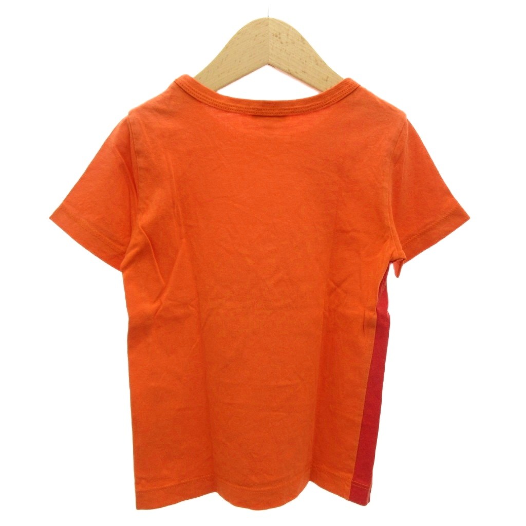 【中古】ポールスミス PAUL SMITH プリントTシャツ 半袖 男の子 4 赤 レッド オレ...