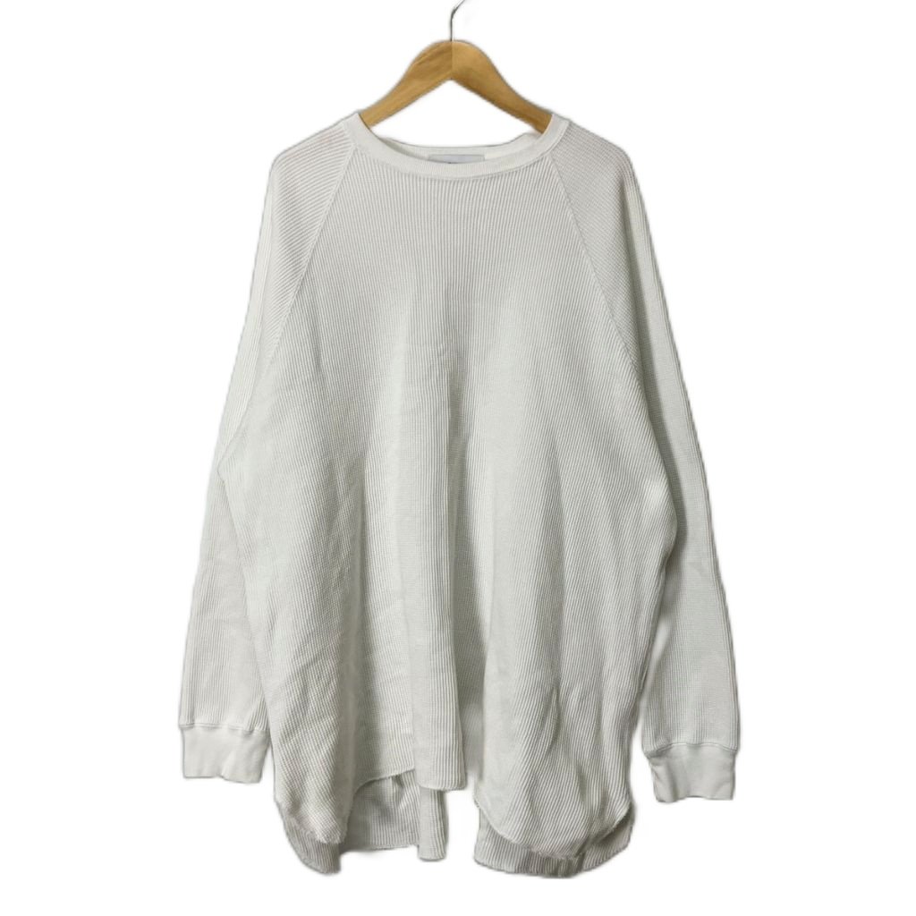 Rakuten - 【中古】グラフペーパー Graphpaper Waffle L/S Tee Tシャツ クルーネック 1 ホワイト GM203-70139B メンズ 【ベクトル 古着】 260310