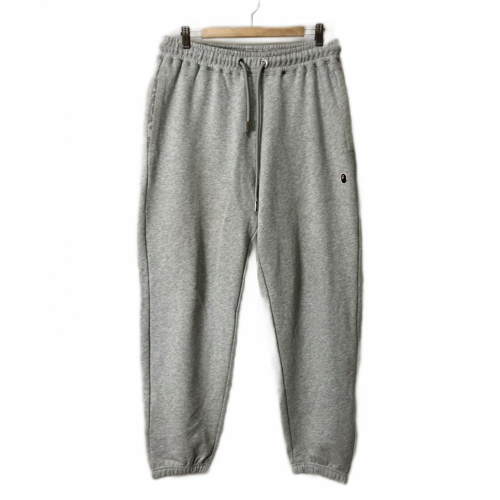 樂天商城 - 【中古】アベイシングエイプ A BATHING APE サルロゴ　スウェットパンツ イージーパンツ グレー 001PTL301306M メンズ 【ベクトル 古着】 260504