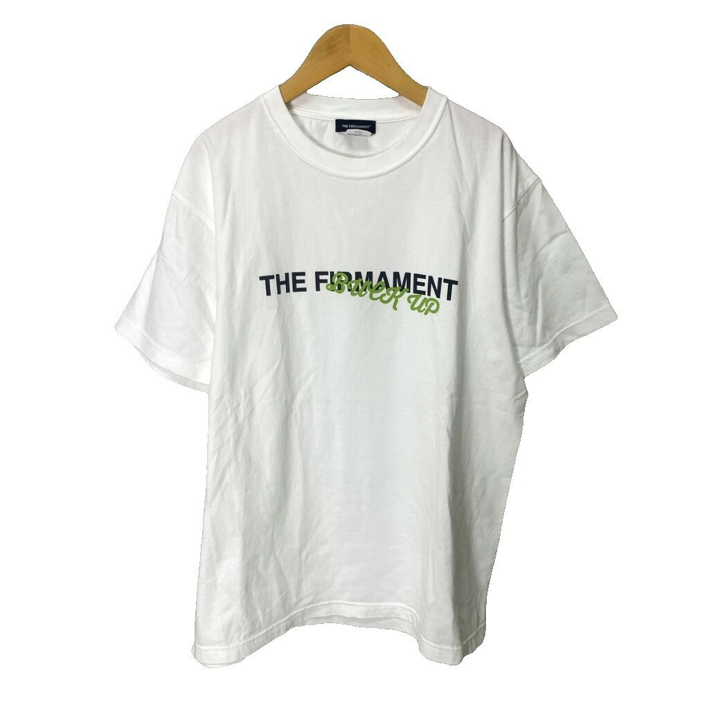 【中古】ザ ファーマメント THE FIRMAMENT Buck Up Tシャツ カットソー 半袖 L ホワイト メンズ 【ベクトル 古着】 260508