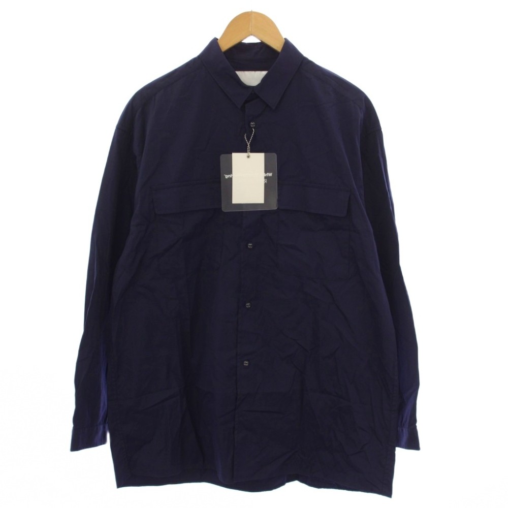 ホワイトマウンテニアリング White Mountaineering × Repose Wear シャツ 長袖 1 ネイビー RW2273109 /BM メンズ  260521