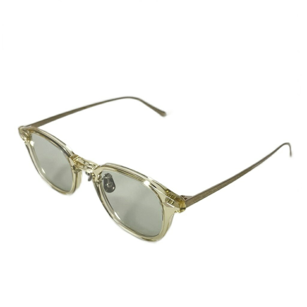 未使用品 ノチノ オプティカル NOCHINO OPTICAL NOCHINO-N7 JIFUSAN CITRON& GOLD GREY GREEN to D.GREY サングラス アイウェア 調光 クリア 46 23 145 シトロン メンズ レディース  260716