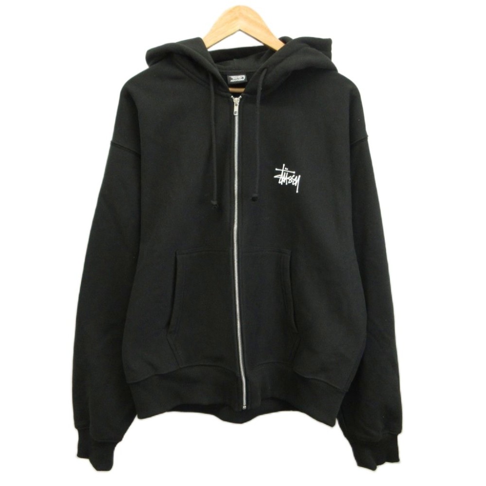 STUSSY ジップアップパーカー ブラック L 楽天市場】stussy ジップ パーカーの通販