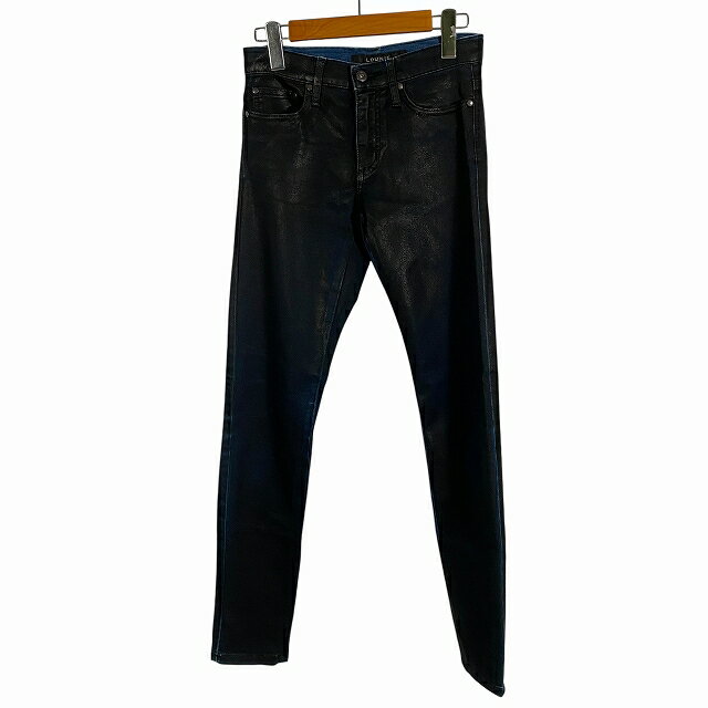 【中古】ルーニィ LOUNIE スキニージーンズ デニム ボトムス ブラック ブルー 36 S相当 レディース 【ベクトル 古着】 241026
